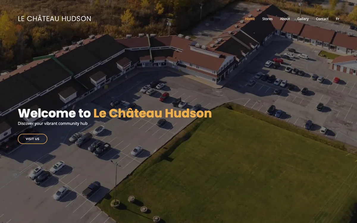 Le Château Hudson website